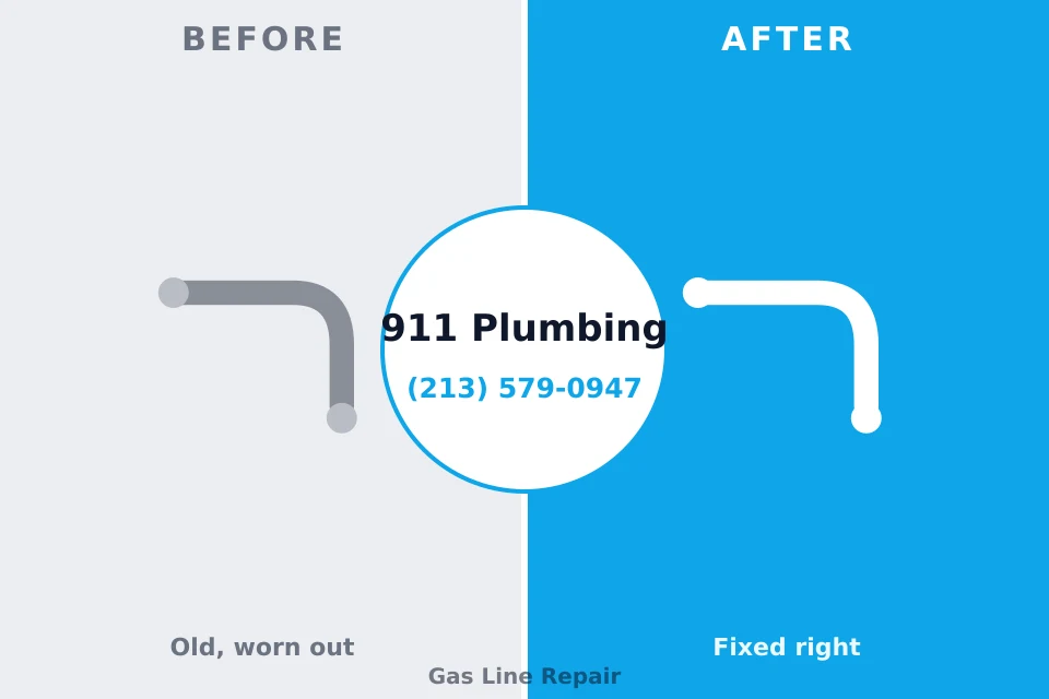 Before and after: plumbing repair Spokane, WA